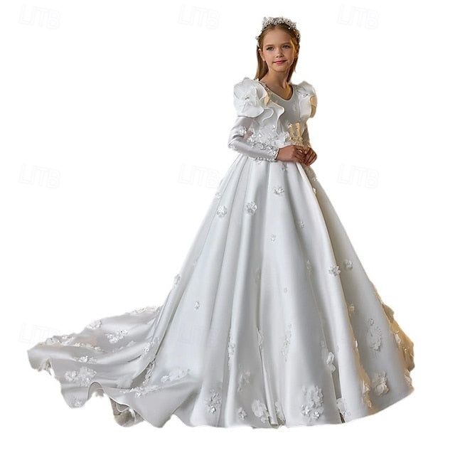 Girls' Flower Girl Dress Formal Communion First