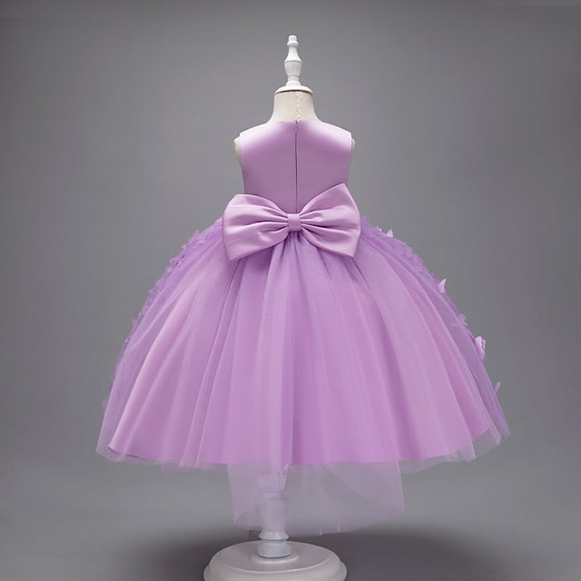 Kids Party Butterfly Dress Girl Flower Girls'