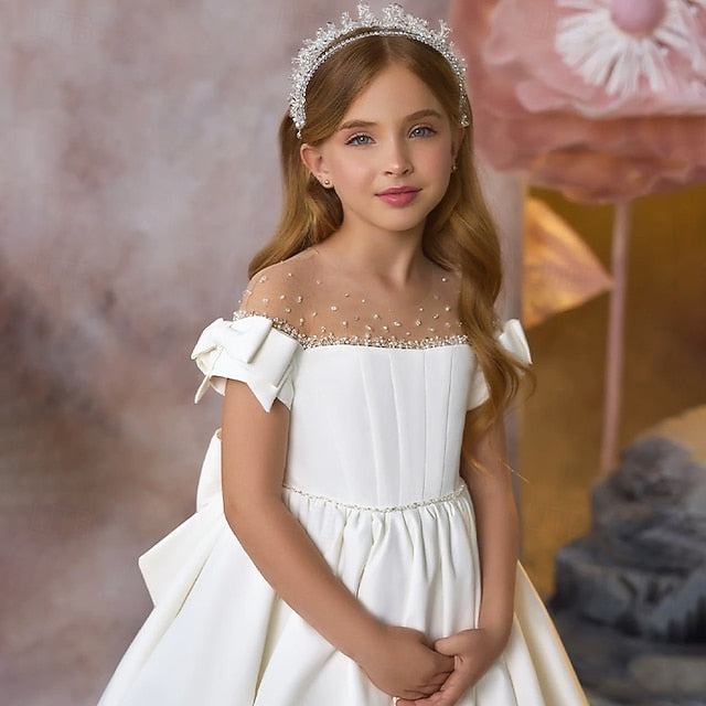 Party Dress Communion Girls' Girl Flower First