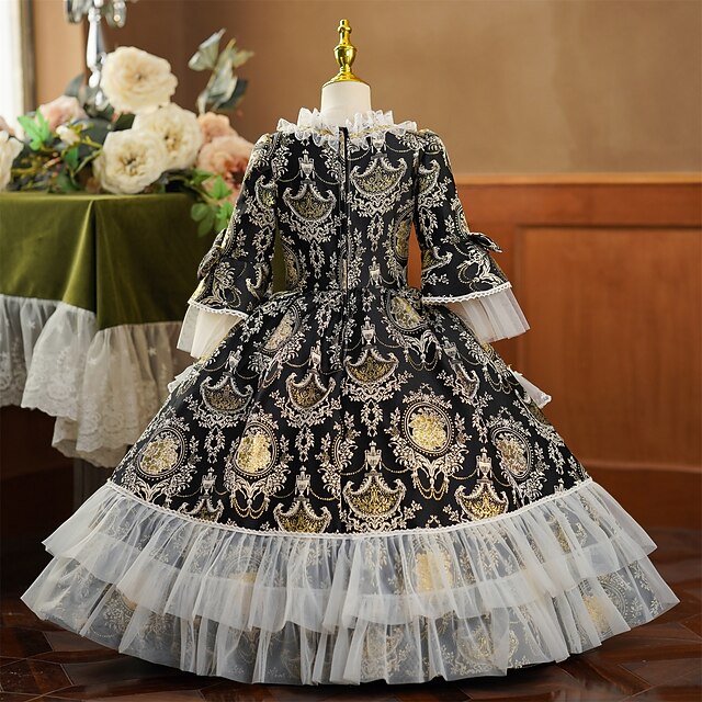 Masquerade Rococo Gothic Party Vintage Inspired Costume Dress