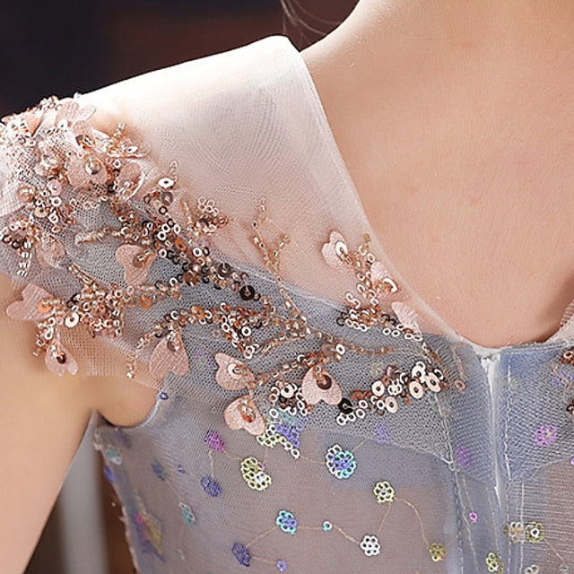 Flower Girls' Sequin Girl Dress Short Party Kids