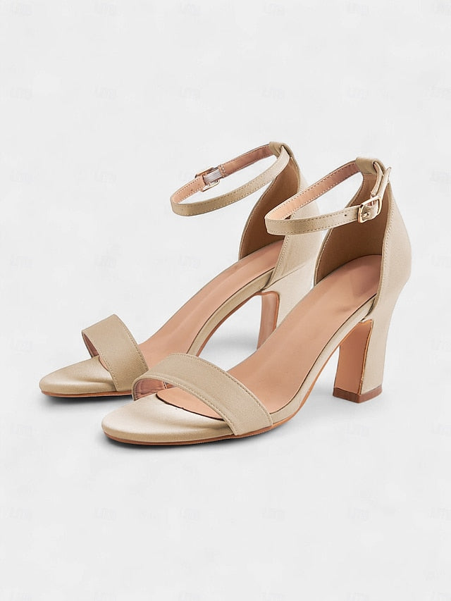 Light - High Blue Sandals Open Heel Strap Toe Women's Ankle