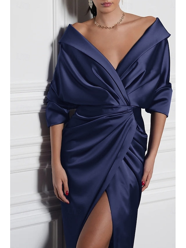 Mermaid Mother Elegant Bride Dress / of the Trumpet Simple