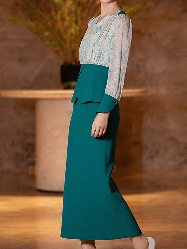 Elegant Bride the Mother Sets Formal Dress Piece of Two