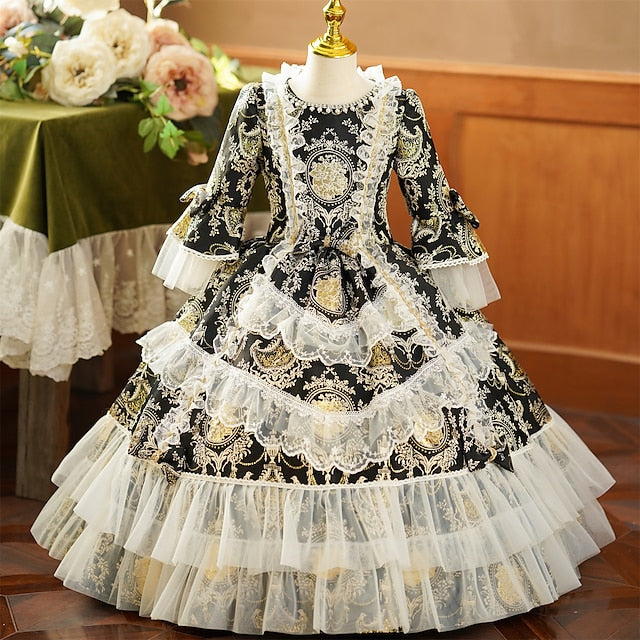 Masquerade Rococo Gothic Party Vintage Inspired Costume Dress