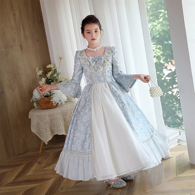 Inspired Dress Masquerade Gothic Vintage Rococo Girl Flower