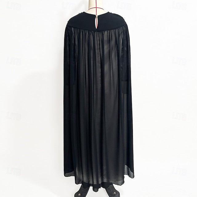 Cape A-Line of Mother Bride Dress Crew Elegant Neck the