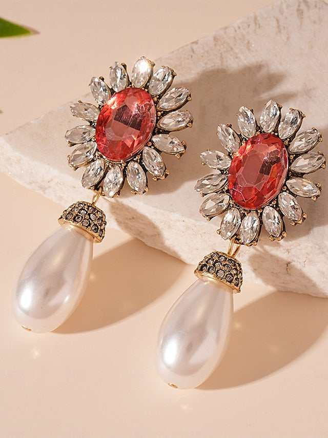 with Women's Jewelry Earrings Set Pearl