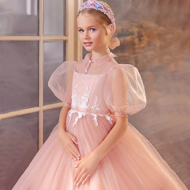 Girls' Girl Princess Dress Party Gown Evening Flower