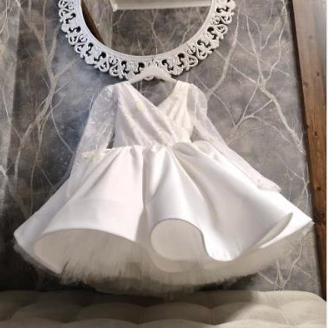 Communion First Girls' Party Kids Dress Flower Girl
