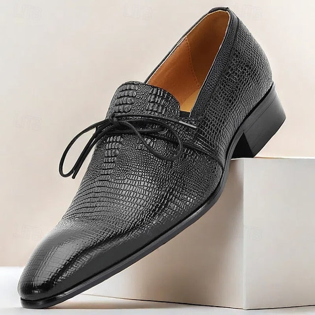 Wholesale SampleMen's Tan Genuine Leather Oxford Shoes – Vintage