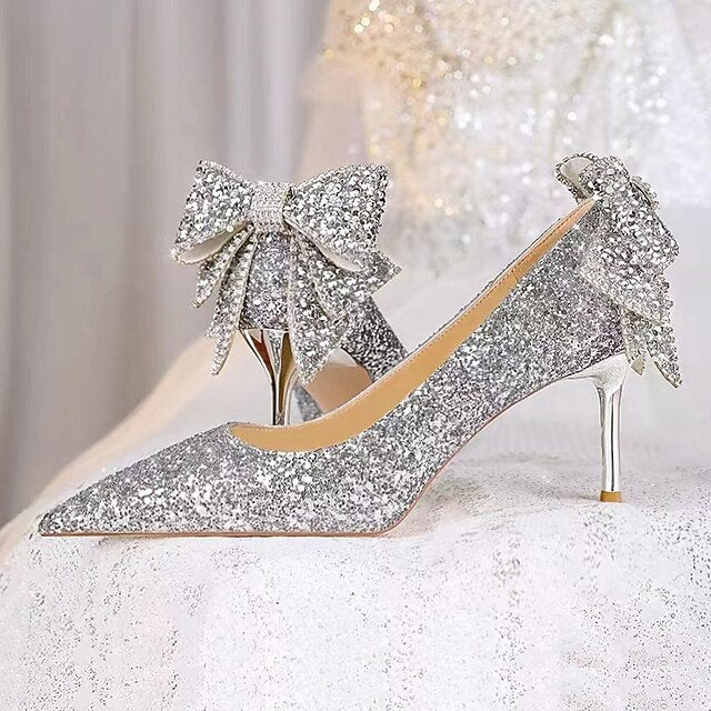 for Closed Bride Wedding Women Pointed Shoes Bridesmaid Toe