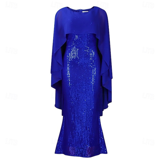 Neck of Elegant Mother Dress Bride Length Crew Floor the