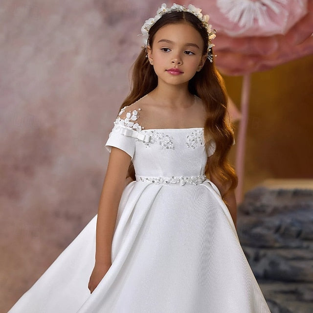 Girl Communion Party First Dress Flower Girls'