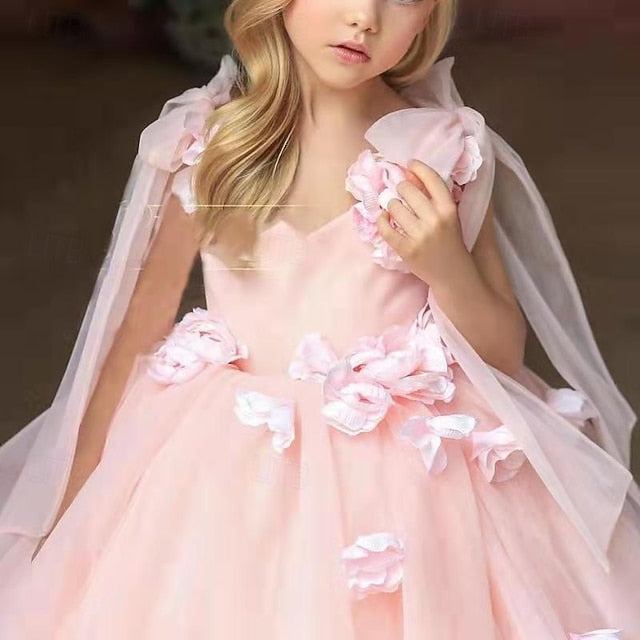 Party Girl First Girls' Communion Flower Dress