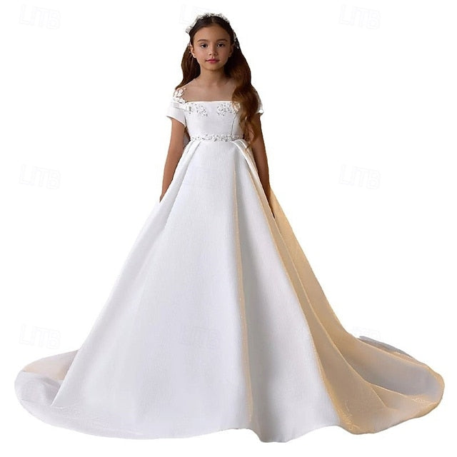 Girl Communion Party First Dress Flower Girls'