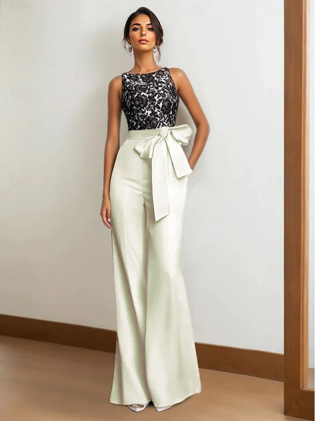 Stretch Fabric the of Jumpsuit Dress Mother Guest Wedding Bride