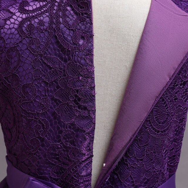 Dress Floral Girls' A Kids Little Plain Line Party