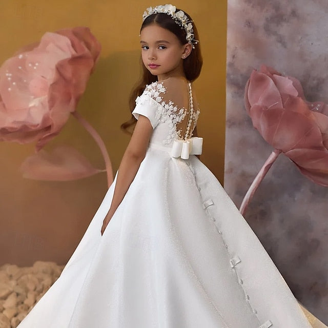 Girl Communion Party First Dress Flower Girls'
