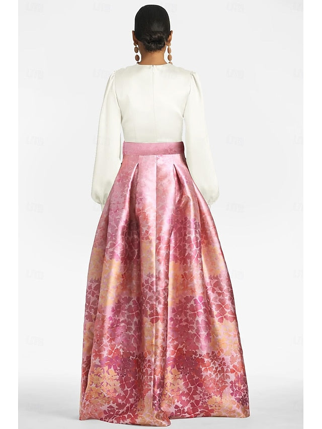Guest Evening Formal Split Gown Floor Dress High Wedding A-Line
