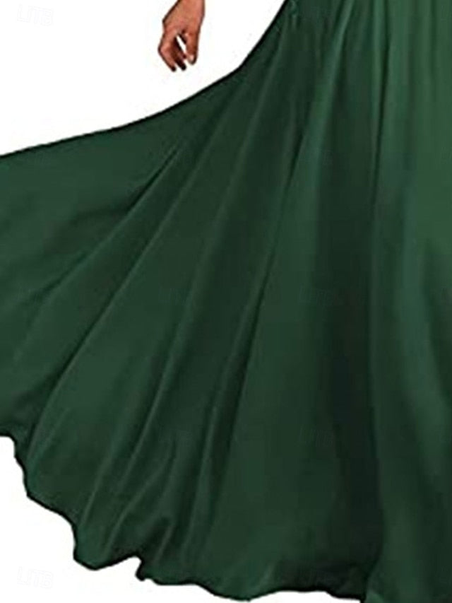 of Elegant Simple the Floor A-Line Mother V Neck Dress Bride