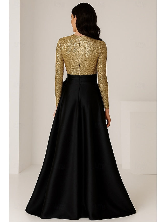 Floor Evening A-Line Length Elegant Gown Formal Dress Wedding