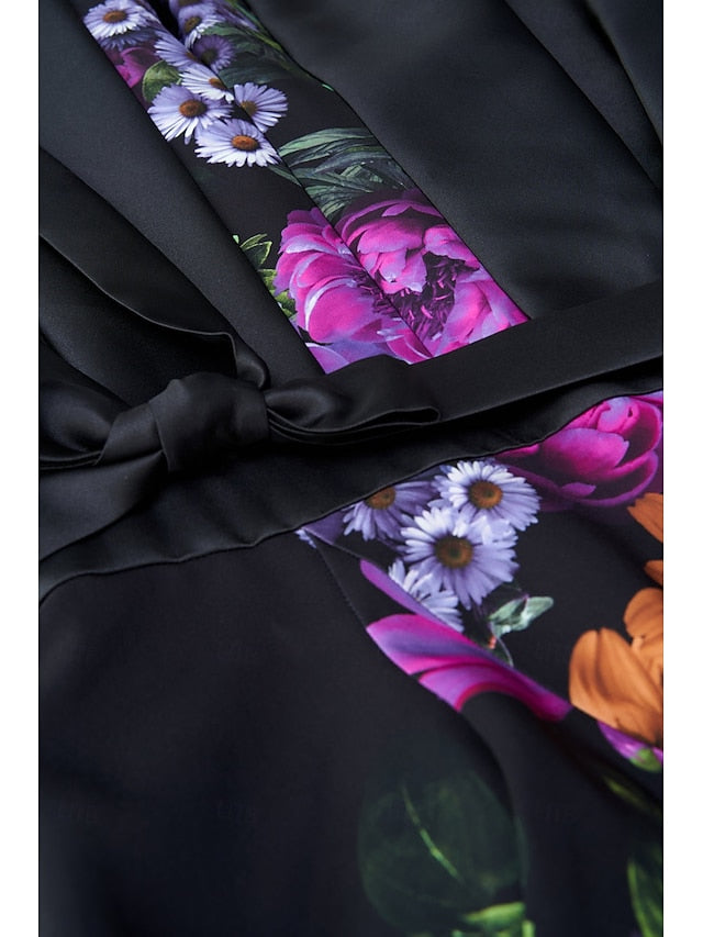 Bride the Jumpsuit Print Mother Pantsuit of / Floral Elegant