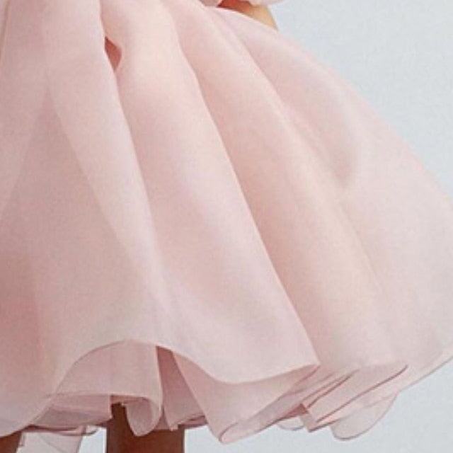 Dress Flower Party Color Girl Girls' Kids Solid