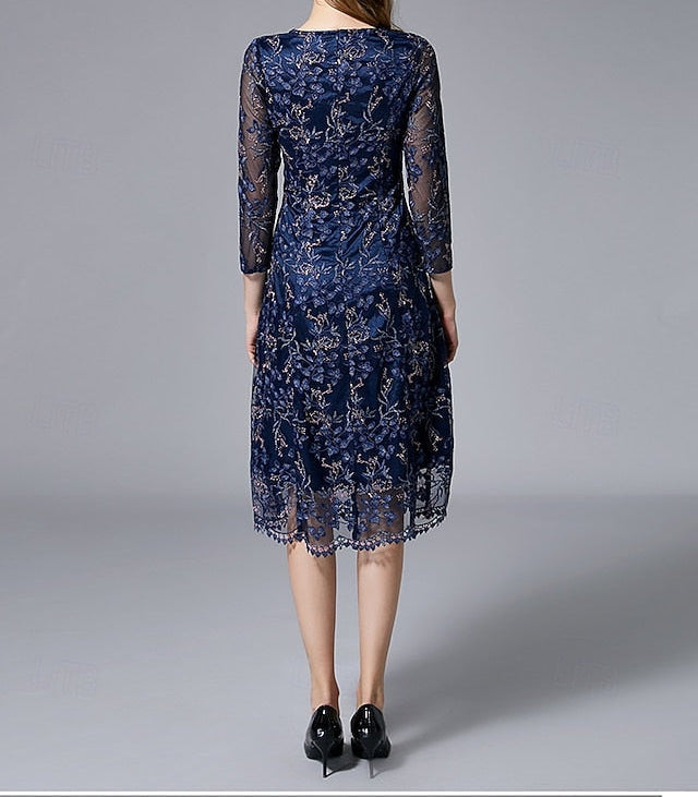 Elegant Bride Dress the of Mother Party Vintage A-Line