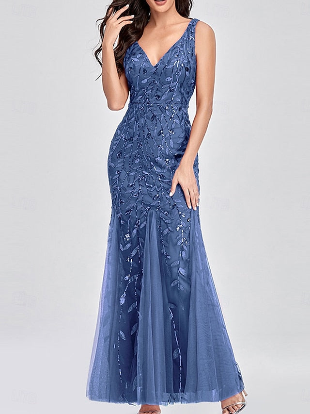 Mother V of Dress Party the Bride Floor Elegant Neck