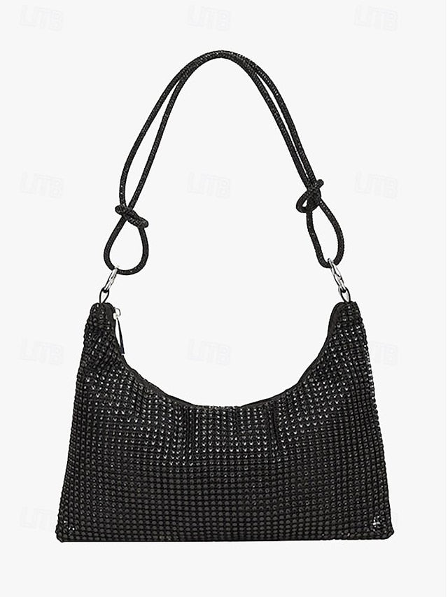 Bag Evening Elegant Rhinestone Women's – Handbag Shoulder