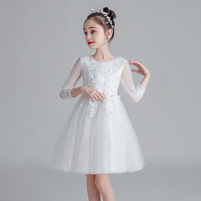 Dress Princess Kid's Flower Girl Girls'