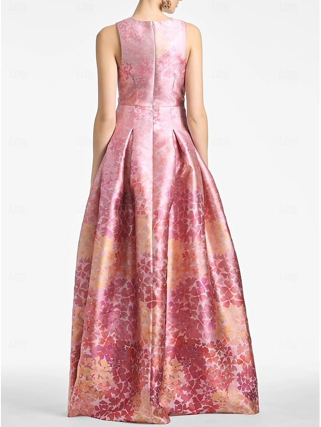 Evening A-Line Dress Split High Beach Gown Wedding Formal