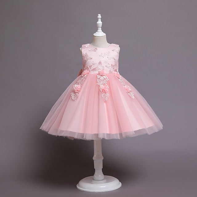 Party Girl Girls' Dress Flower Wedding