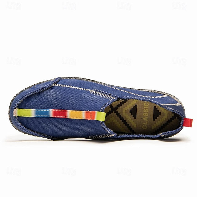 Men's Eco-Friendly Slip-On Canvas Shoes - Sustainable