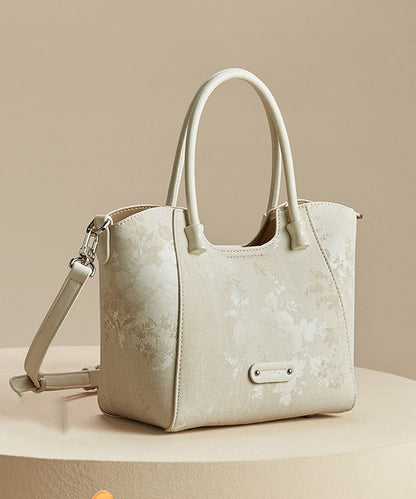 New Fashion Print 2025 Tote Large Capacity Bag Apricot