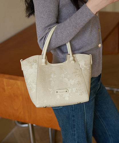 New Fashion Print 2025 Tote Large Capacity Bag Apricot
