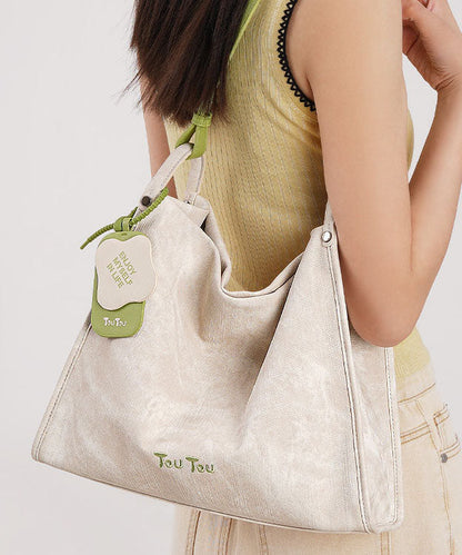 Capacity Versatile Bag Shoulder White 2025 New Large