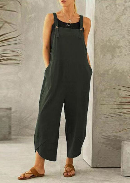 SampleBoutique Dark Grey Slash Neck Patchwork Jumpsuit Summer