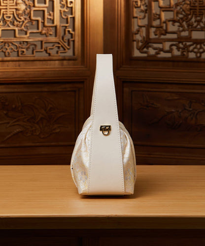 Style Bag Jacquard Tote Chinese Beige Versatile