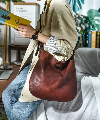 Messenger Bag Durable DIY CrossBody Leather Orange