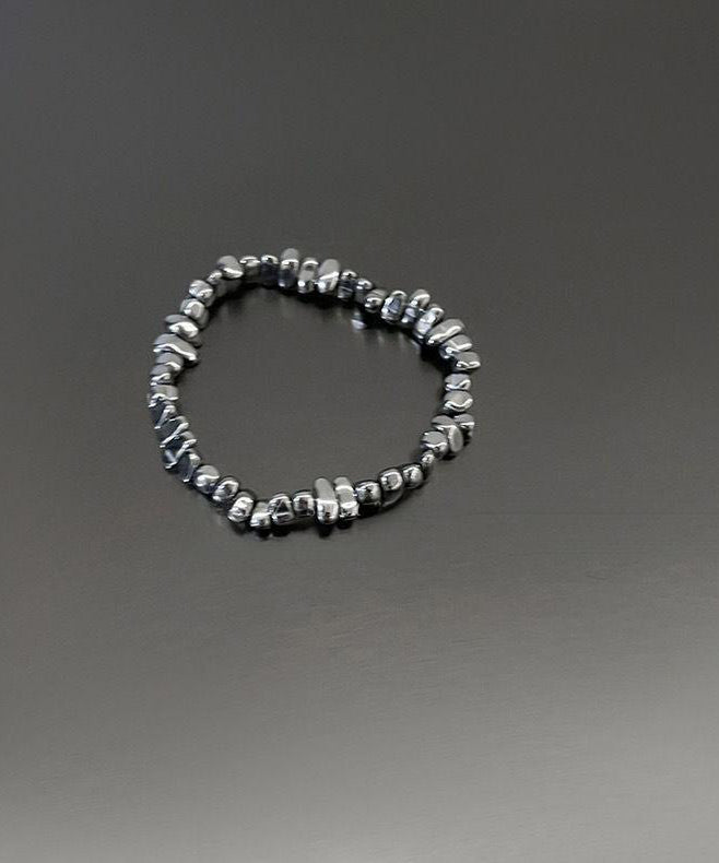 Alloy Three-Piece Star PU Chain Fine Grey Bracelet Set