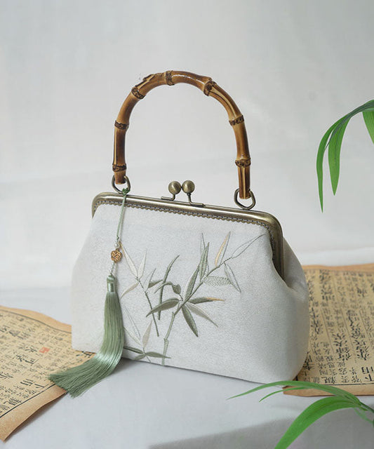 Bag New Bamboo Style Embroidery Tote Chinese Handmade