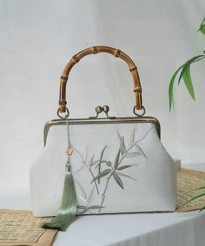 Bag New Bamboo Style Embroidery Tote Chinese Handmade