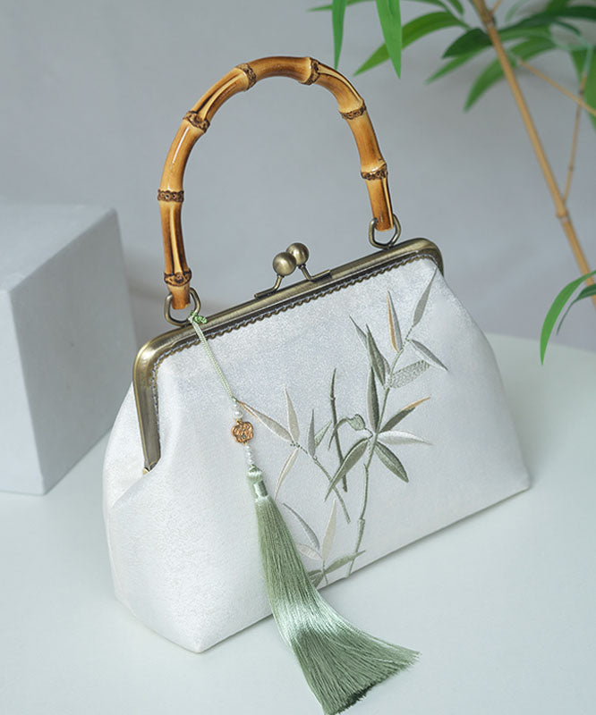 Bag New Bamboo Style Embroidery Tote Chinese Handmade