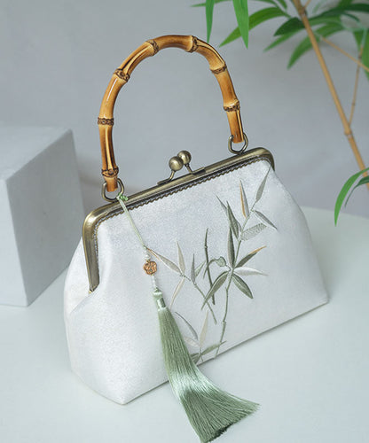 Bag New Bamboo Style Embroidery Tote Chinese Handmade