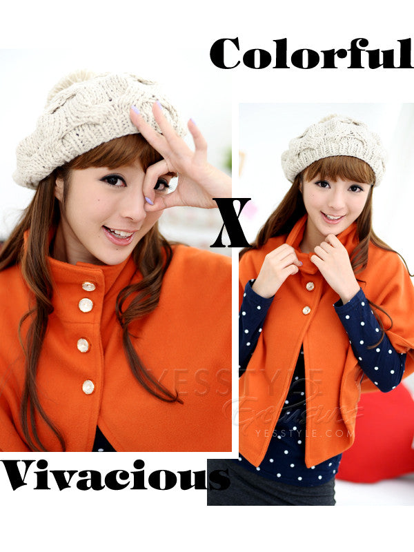 Cable Knit Beret