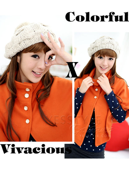 Cable Knit Beret