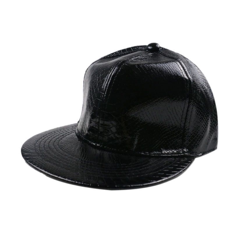 Cap Leather Faux Baseball