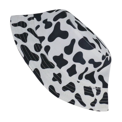 Bucket Milk Hat Print Cow